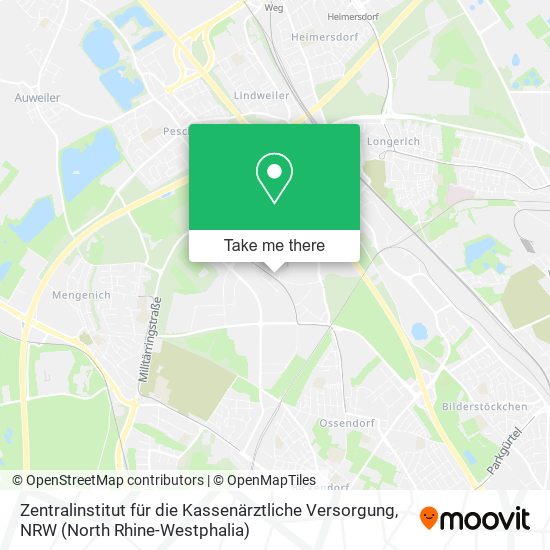 Zentralinstitut für die Kassenärztliche Versorgung map