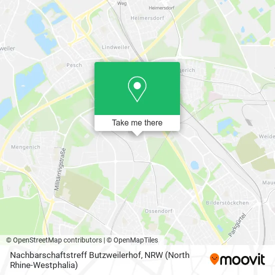 Карта Nachbarschaftstreff Butzweilerhof