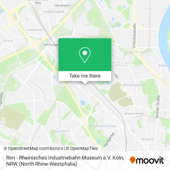 Rim - Rheinisches Industriebahn Museum e.V. Köln map