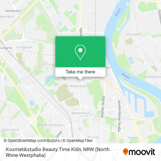 Карта Kosmetikstudio Beauty Time Köln