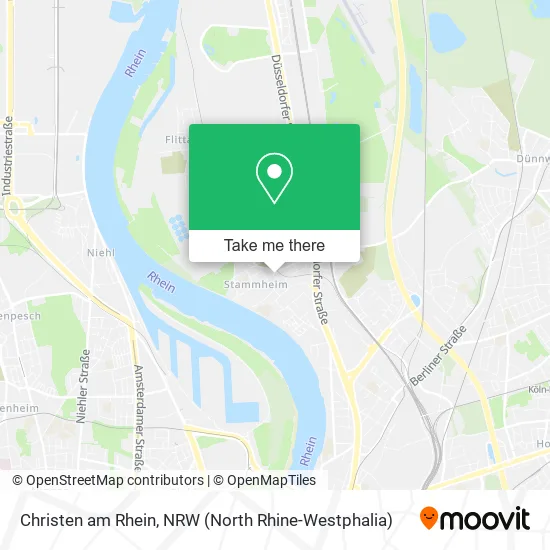 Карта Christen am Rhein