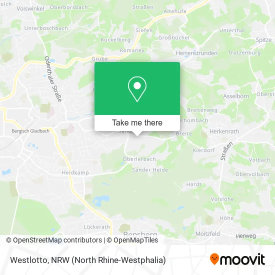Westlotto map
