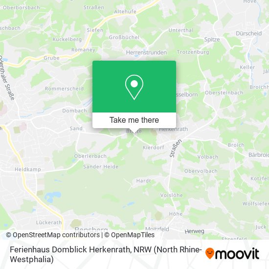Ferienhaus Domblick Herkenrath map