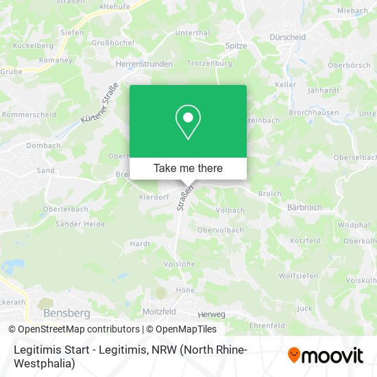 Legitimis Start - Legitimis map