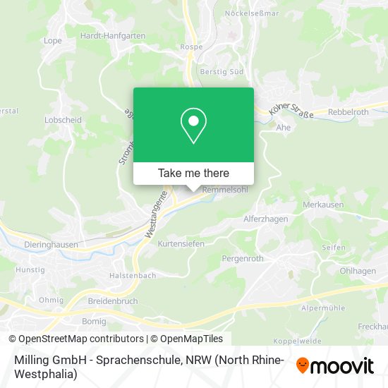 Milling GmbH - Sprachenschule map