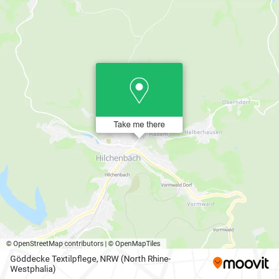 Карта Göddecke Textilpflege