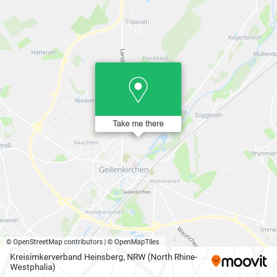 Kreisimkerverband Heinsberg map