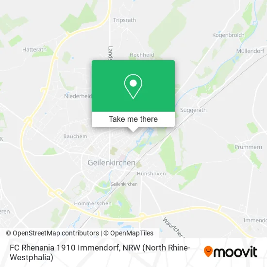 Карта FC Rhenania 1910 Immendorf