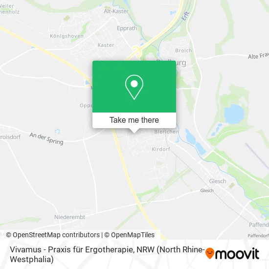 Карта Vivamus - Praxis für Ergotherapie