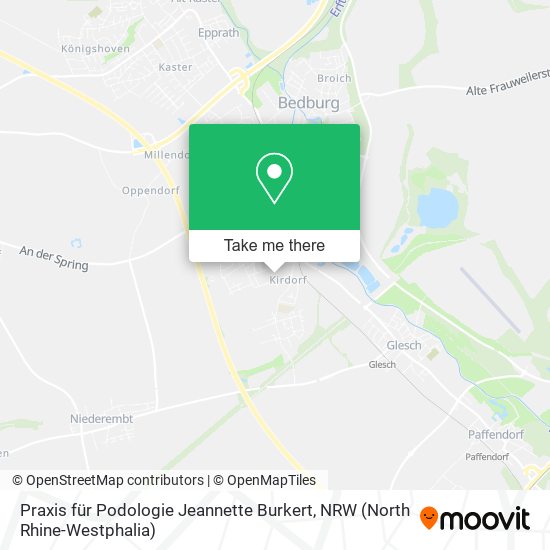 Praxis für Podologie Jeannette Burkert map