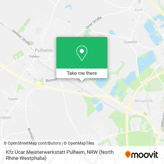 Карта Kfz Ucar Meisterwerkstatt Pulheim