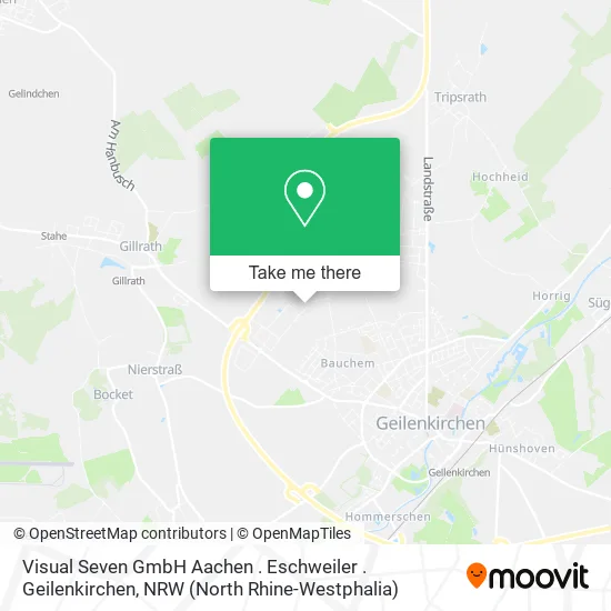 Карта Visual Seven GmbH Aachen . Eschweiler . Geilenkirchen