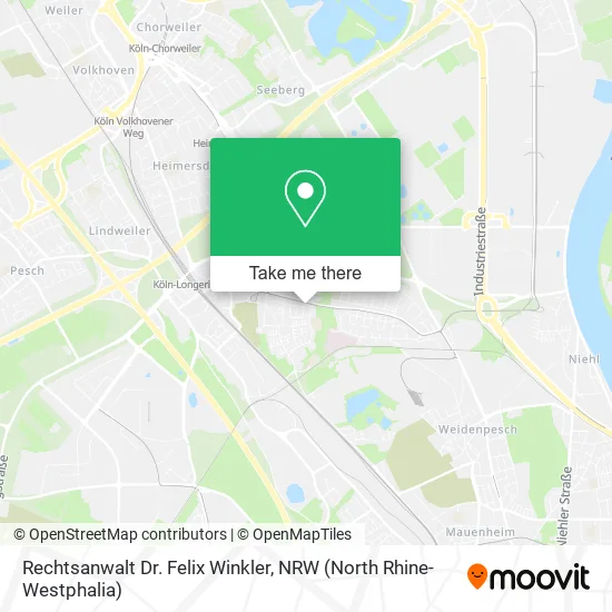 Карта Rechtsanwalt Dr. Felix Winkler