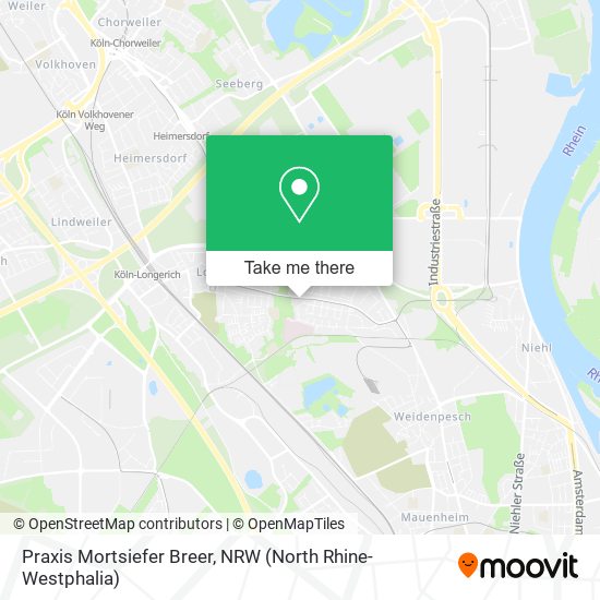 Praxis Mortsiefer Breer map