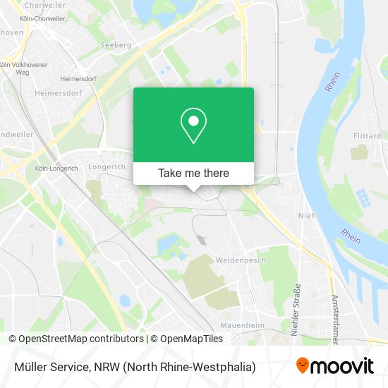 Müller Service map