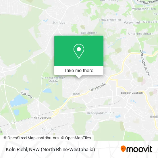 Карта Köln Riehl