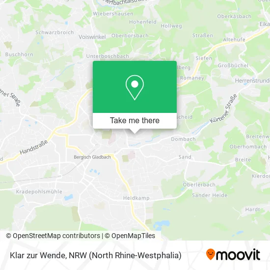 Карта Klar zur Wende