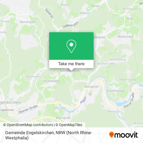 Gemeinde Engelskirchen map