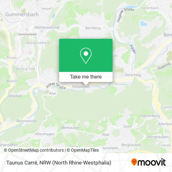 Карта Taunus Carré