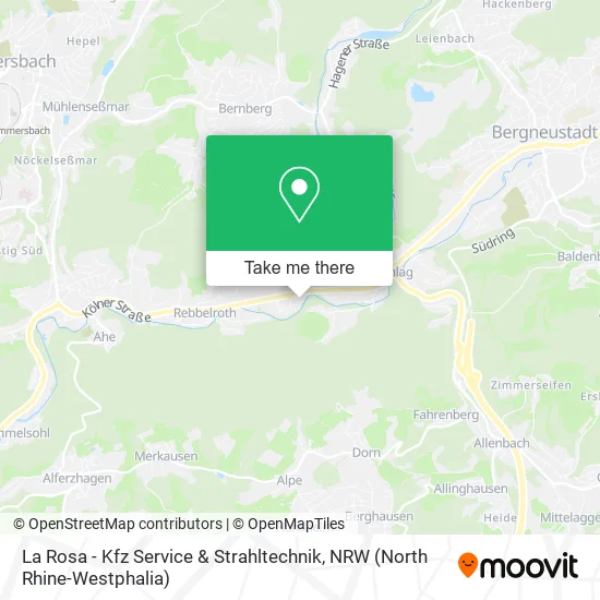 La Rosa - Kfz Service & Strahltechnik map