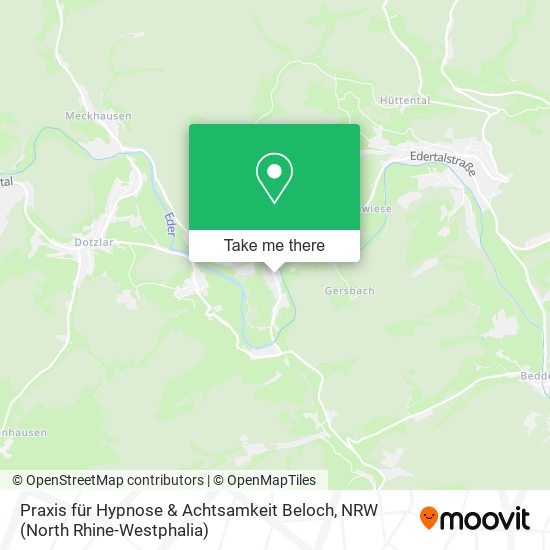 Praxis für Hypnose & Achtsamkeit Beloch map