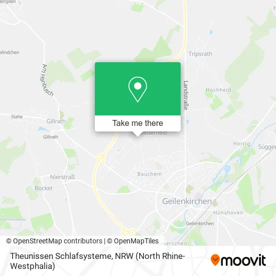 Карта Theunissen Schlafsysteme