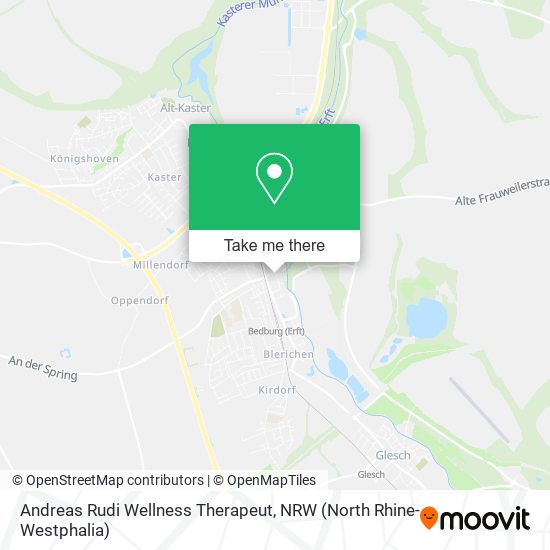 Andreas Rudi Wellness Therapeut map