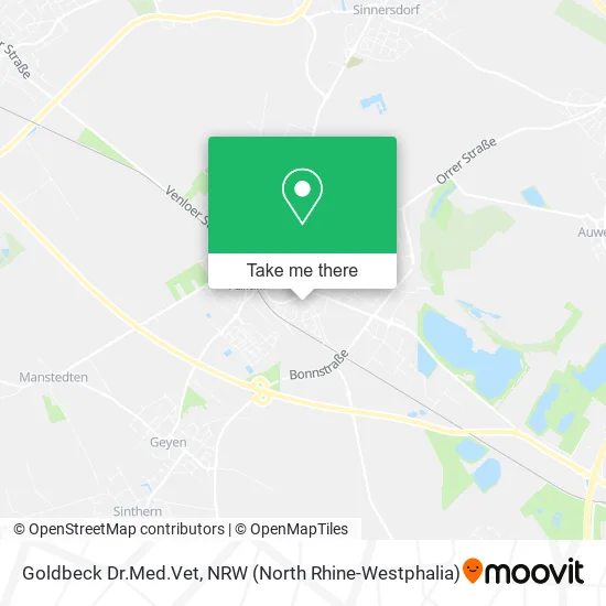 Карта Goldbeck Dr.Med.Vet