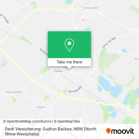 Карта Devk Versicherung: Gudrun Backes