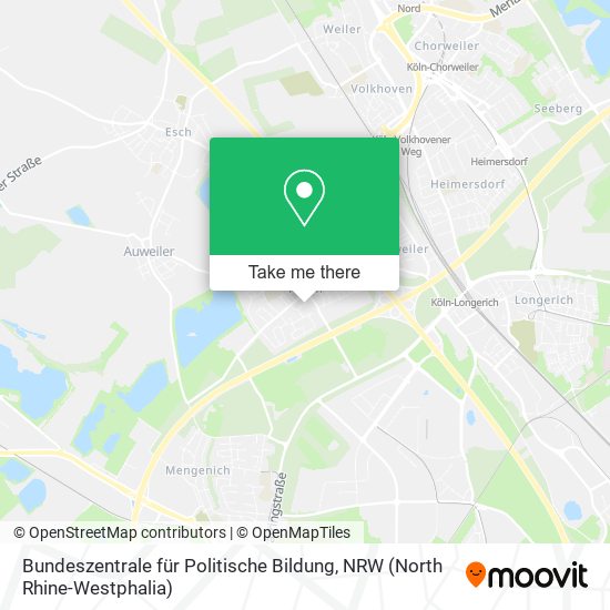 Bundeszentrale für Politische Bildung map