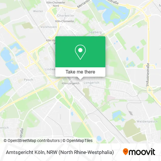 Карта Amtsgericht Köln