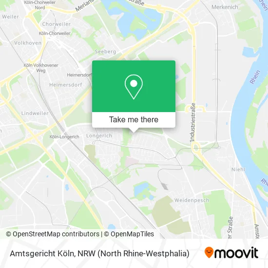 Карта Amtsgericht Köln