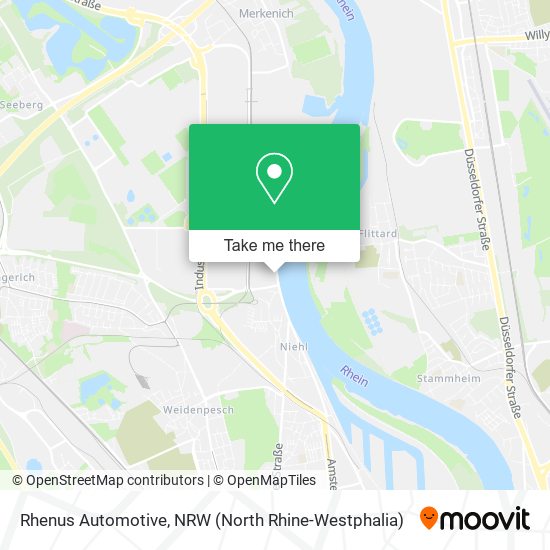 Rhenus Automotive map