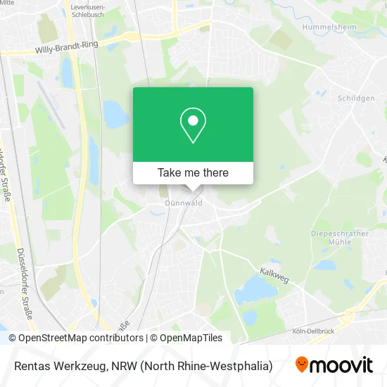 Карта Rentas Werkzeug