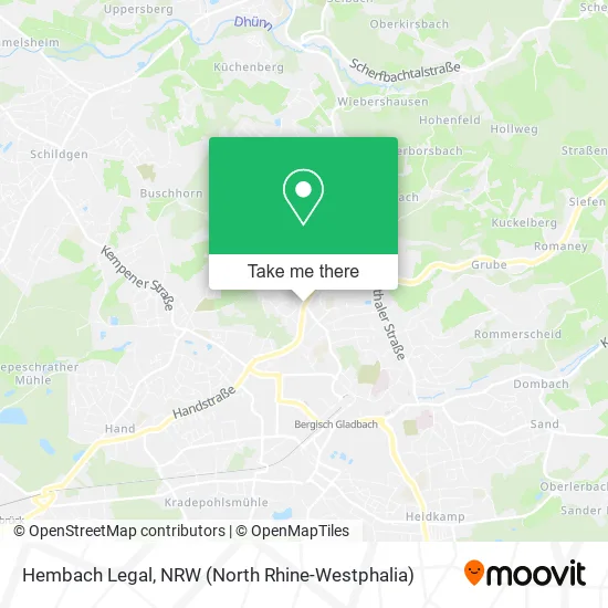 Карта Hembach Legal