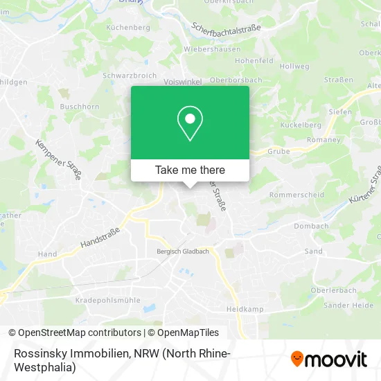 Карта Rossinsky Immobilien