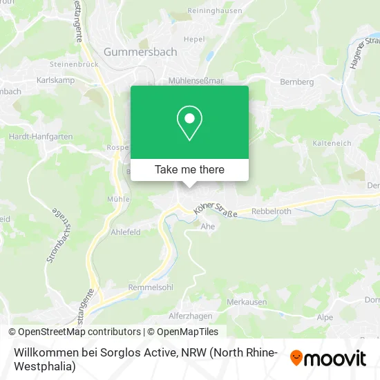Карта Willkommen bei Sorglos Active