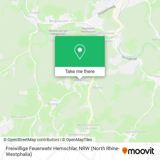 Карта Freiwillige Feuerwehr Hemschlar