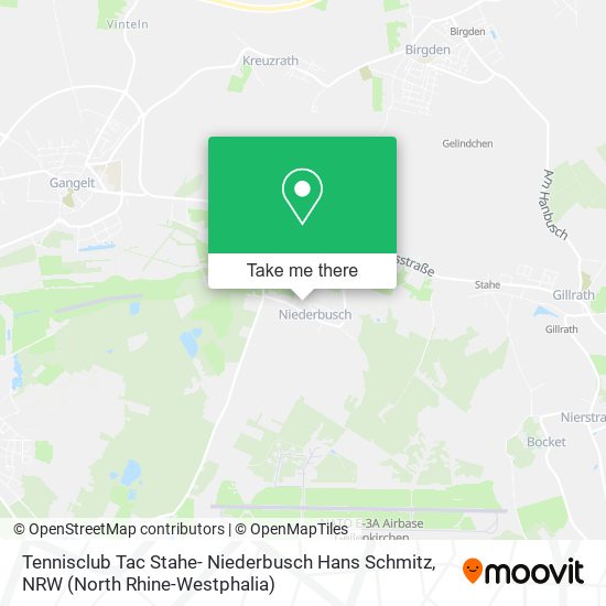 Tennisclub Tac Stahe- Niederbusch Hans Schmitz map