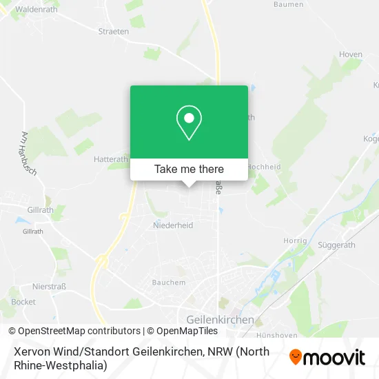 Карта Xervon Wind / Standort Geilenkirchen