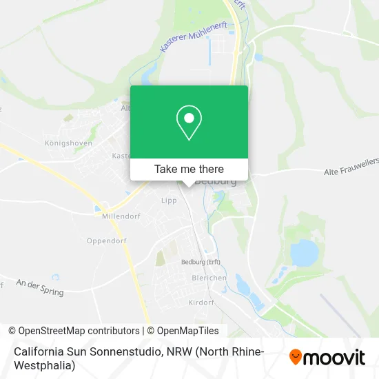 California Sun Sonnenstudio map