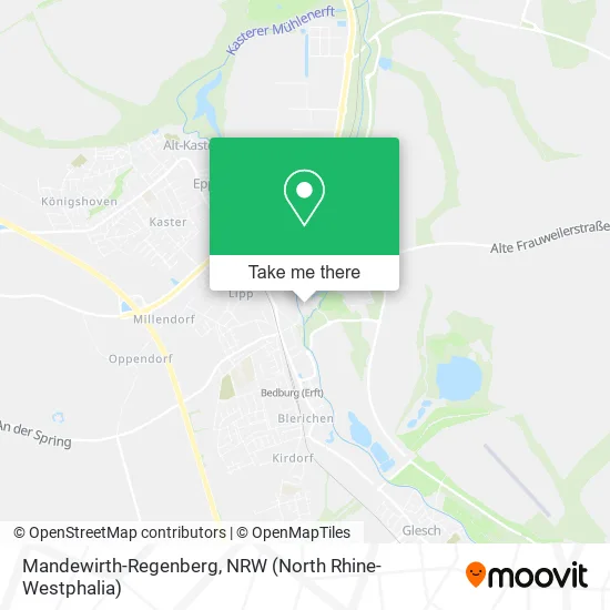 Карта Mandewirth-Regenberg