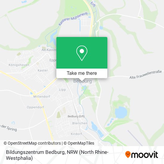Bildungszentrum Bedburg map