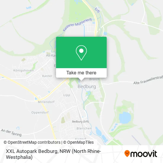 Карта XXL Autopark Bedburg