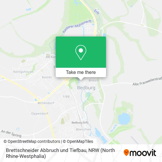 Карта Brettschneider Abbruch und Tiefbau