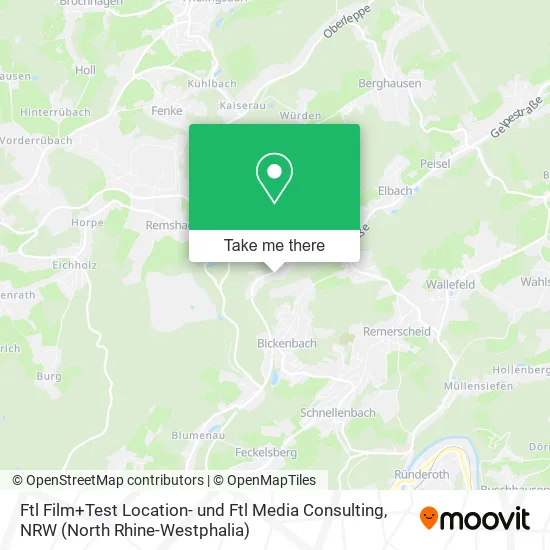 Карта Ftl Film+Test Location- und Ftl Media Consulting