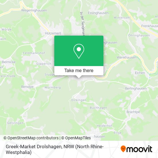 Greek-Market Drolshagen map