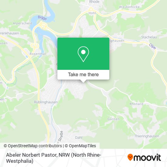 Abeler Norbert Pastor map