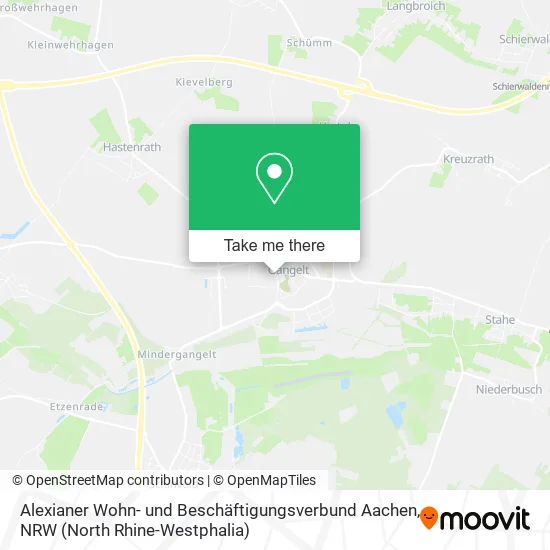 Alexianer Wohn- und Beschäftigungsverbund Aachen map