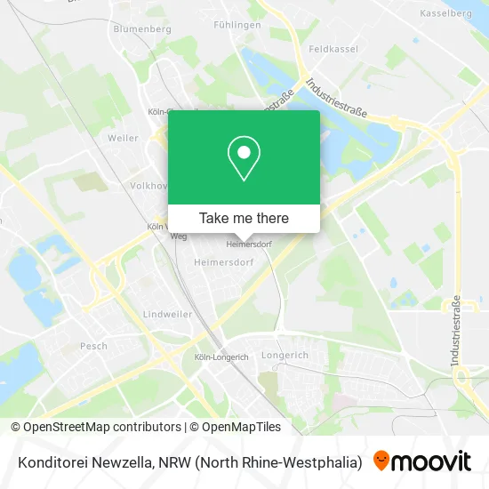 Konditorei Newzella map